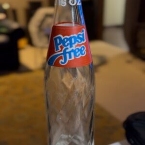 1982 Pepsi Free Glass 16 oz Bottle